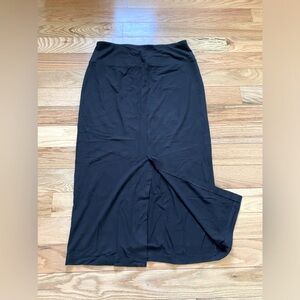 J.Jill black maxi comfortable skirt size small